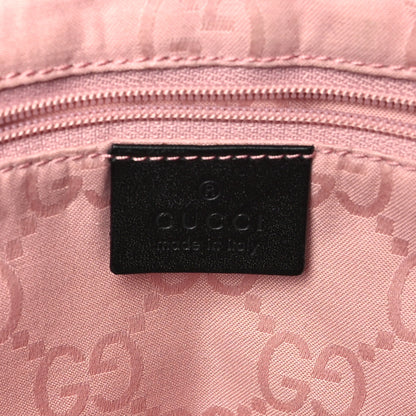 Gucci Canvas Calfskin Small Jackie O Hobo Black 6 of 9