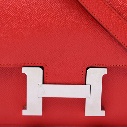 Hermes Epsom Constance 24 Rouge Tomate 10 of 10