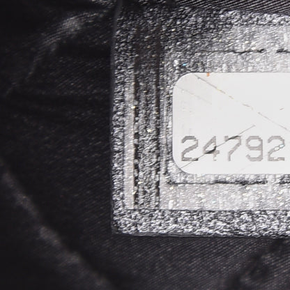 Chanel Metallic Caviar Quilted Medium Maxi CC Cosmetic Case Black 7 of 7