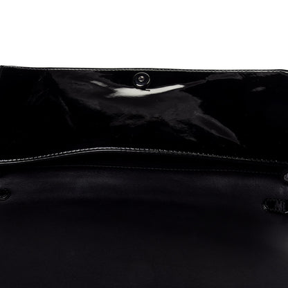 Christian Dior Patent Cannage Lady Dior Convertible Clutch Black 10 of 11