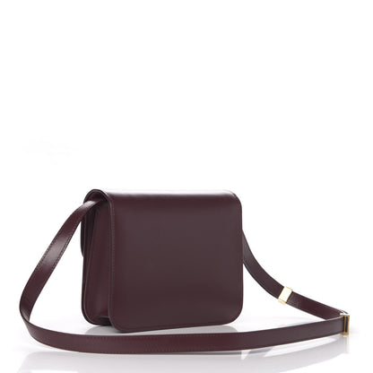 Celine Box Calfskin Teen Classic Box Flap Bag Burgundy 3 of 11