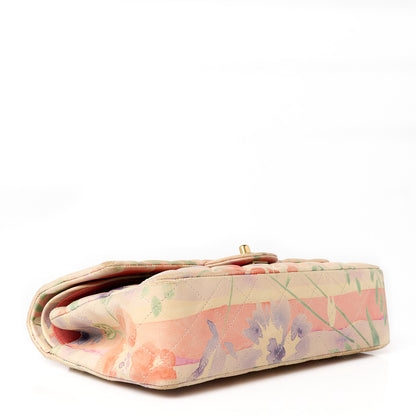 Chanel Lambskin Quilted Floral Medium Double Flap Multicolor 4 of 13