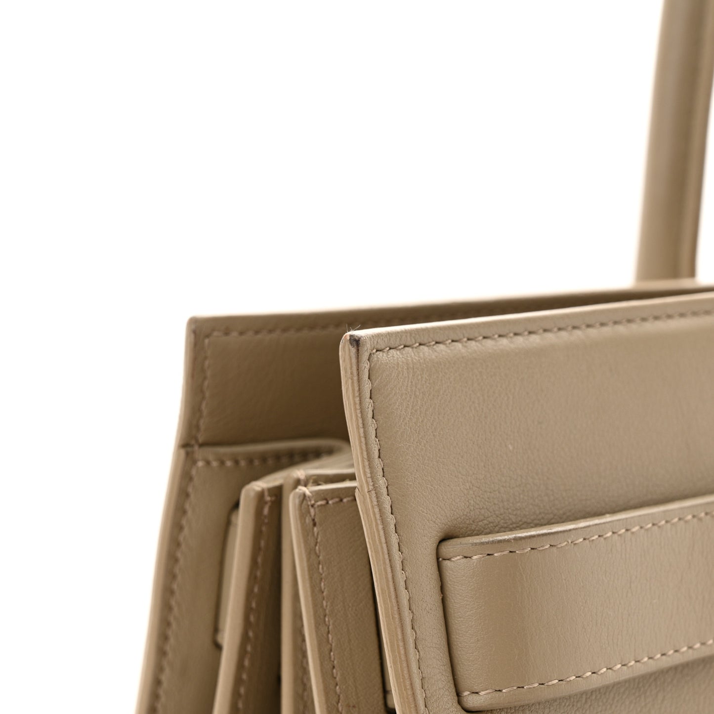 Calfskin Large Sac de Jour Carryall Beige