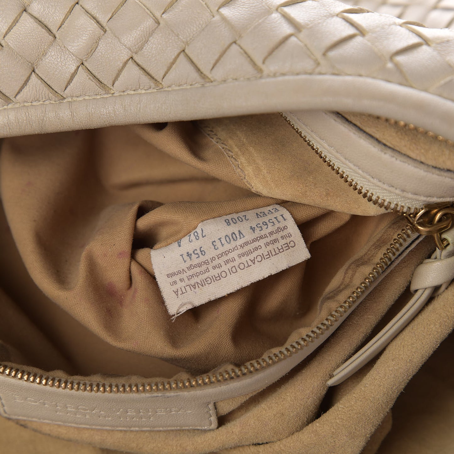 Nappa Intrecciato Large Veneta Hobo Limo