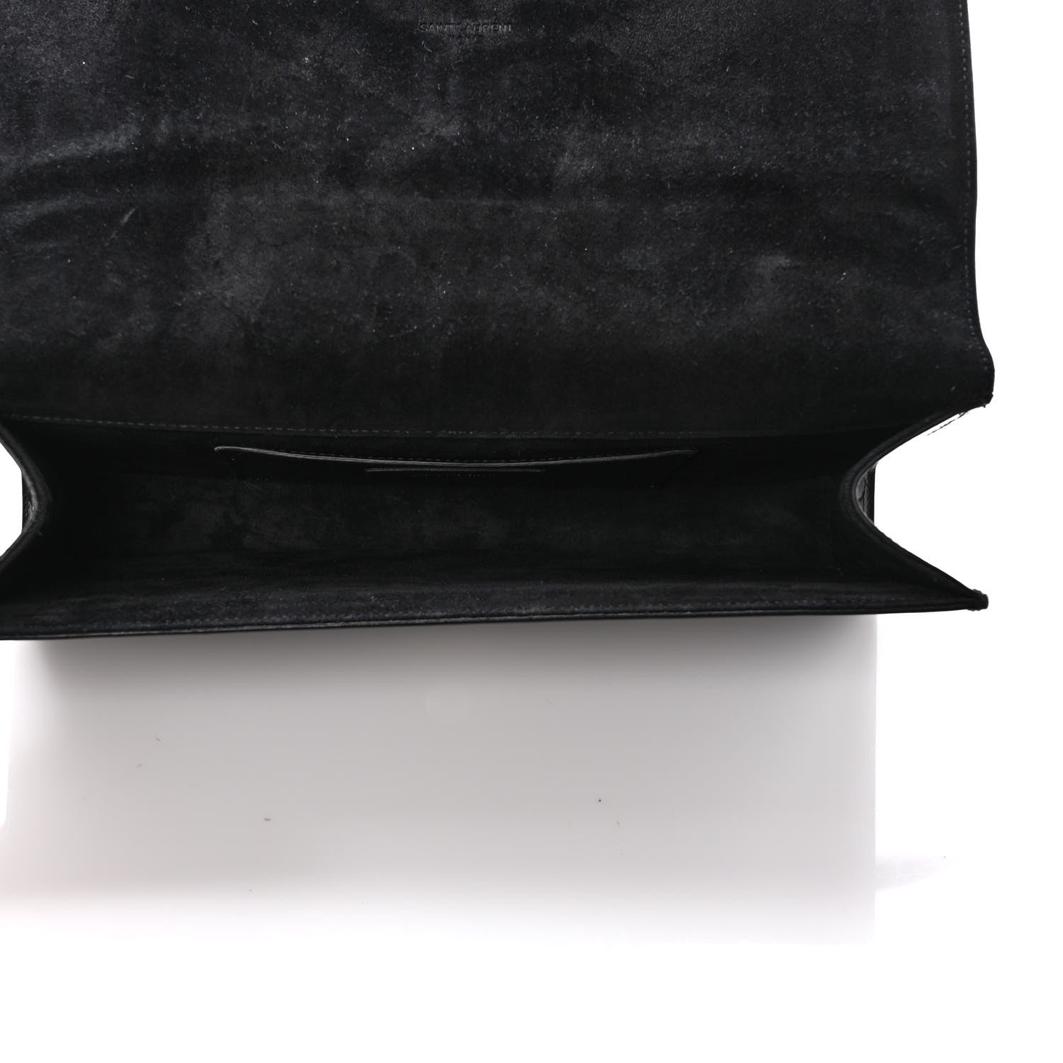 Saint Laurent Patent Cassandre Tassel Clutch Black 4 of 7