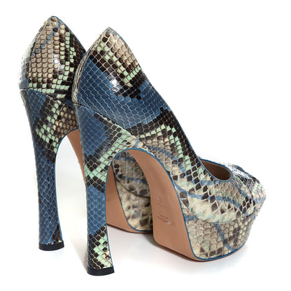 Saint Laurent Python Palais 105 Heels 4 of 7