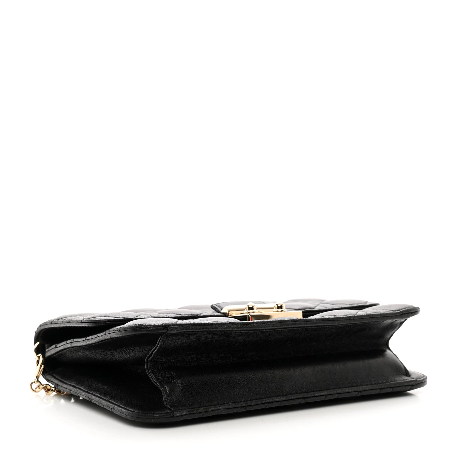 Christian Dior Lambskin Cannage Miss Dior Promenade Pouch Black 4 of 10