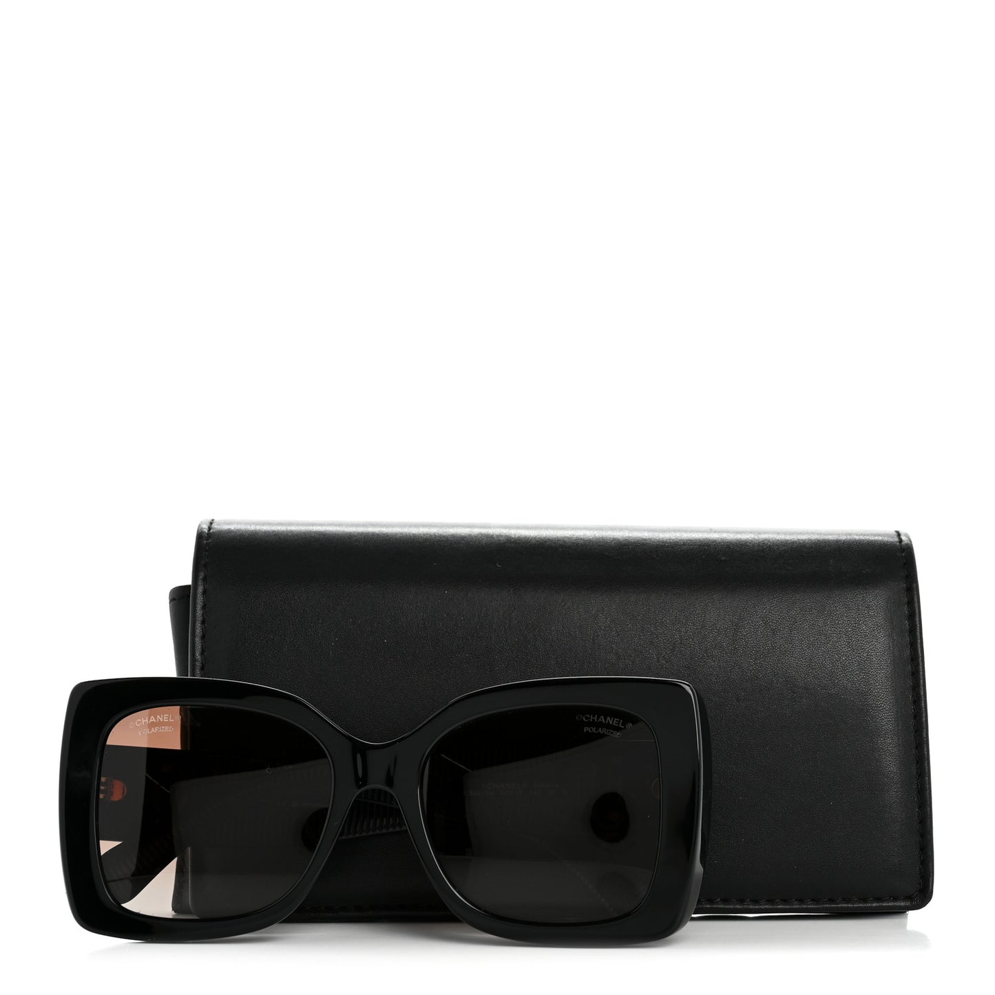 Square Polarized CC Sunglasses 5494-A Black