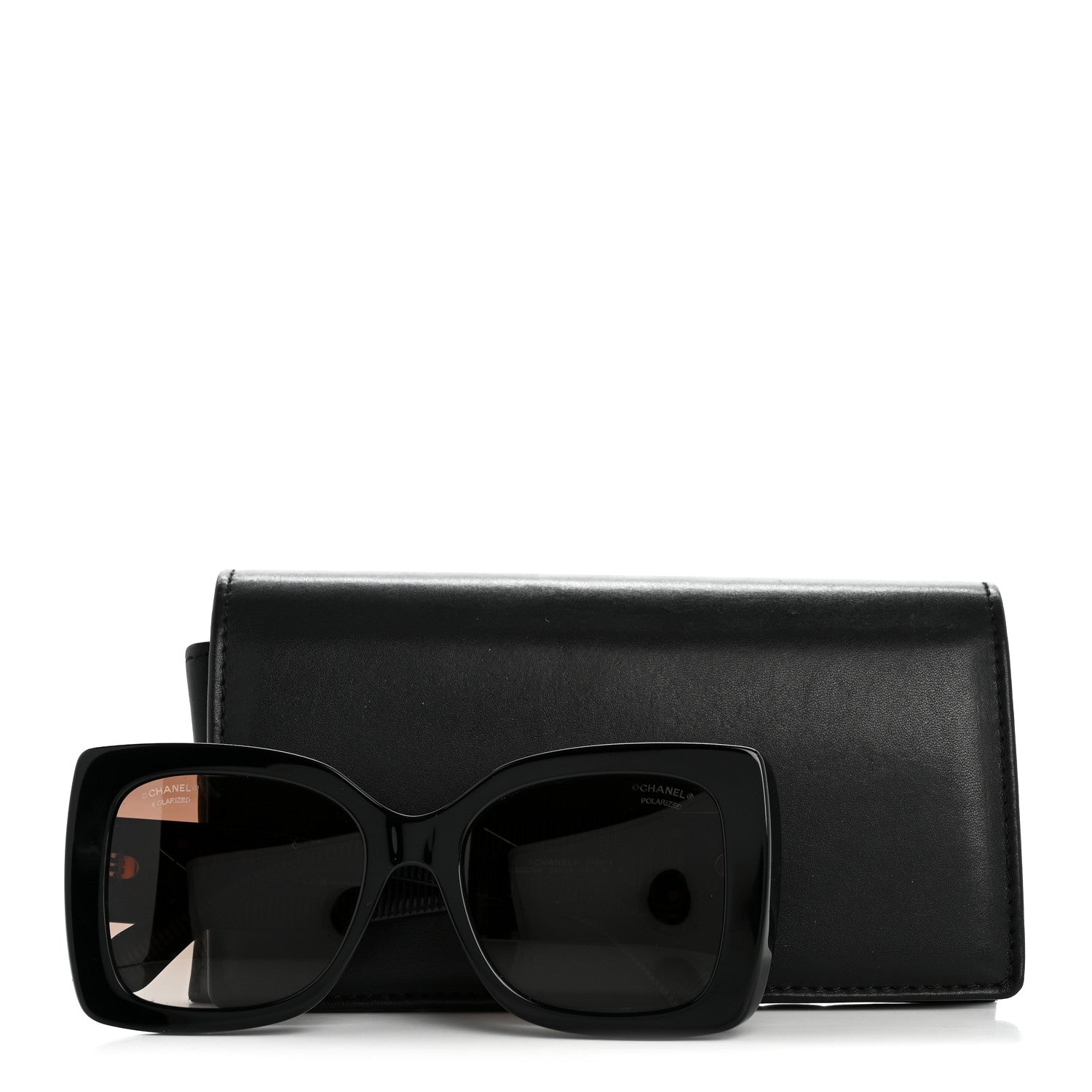 Chanel Square Polarized CC Sunglasses 5494-A Black 8 of 8
