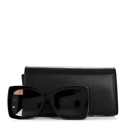 Chanel Square Polarized CC Sunglasses 5494-A Black 8 of 8