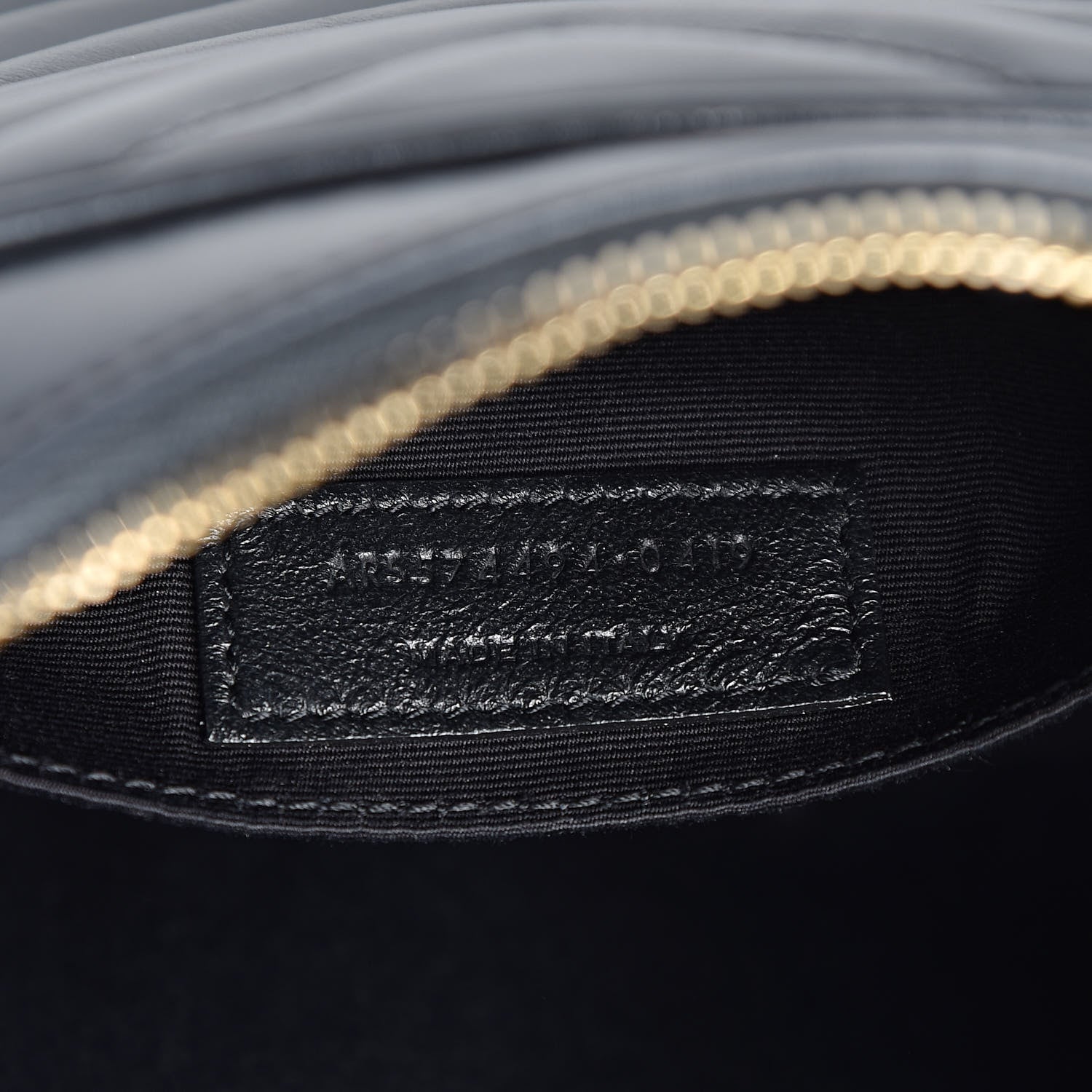 Saint Laurent Calfskin Matelasse Monogram Lou Camera Bag Dark Smog 7 of 12