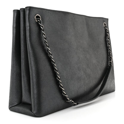 Chanel Iridescent Calfskin CC East West Shopping Tote Black 3 of 10