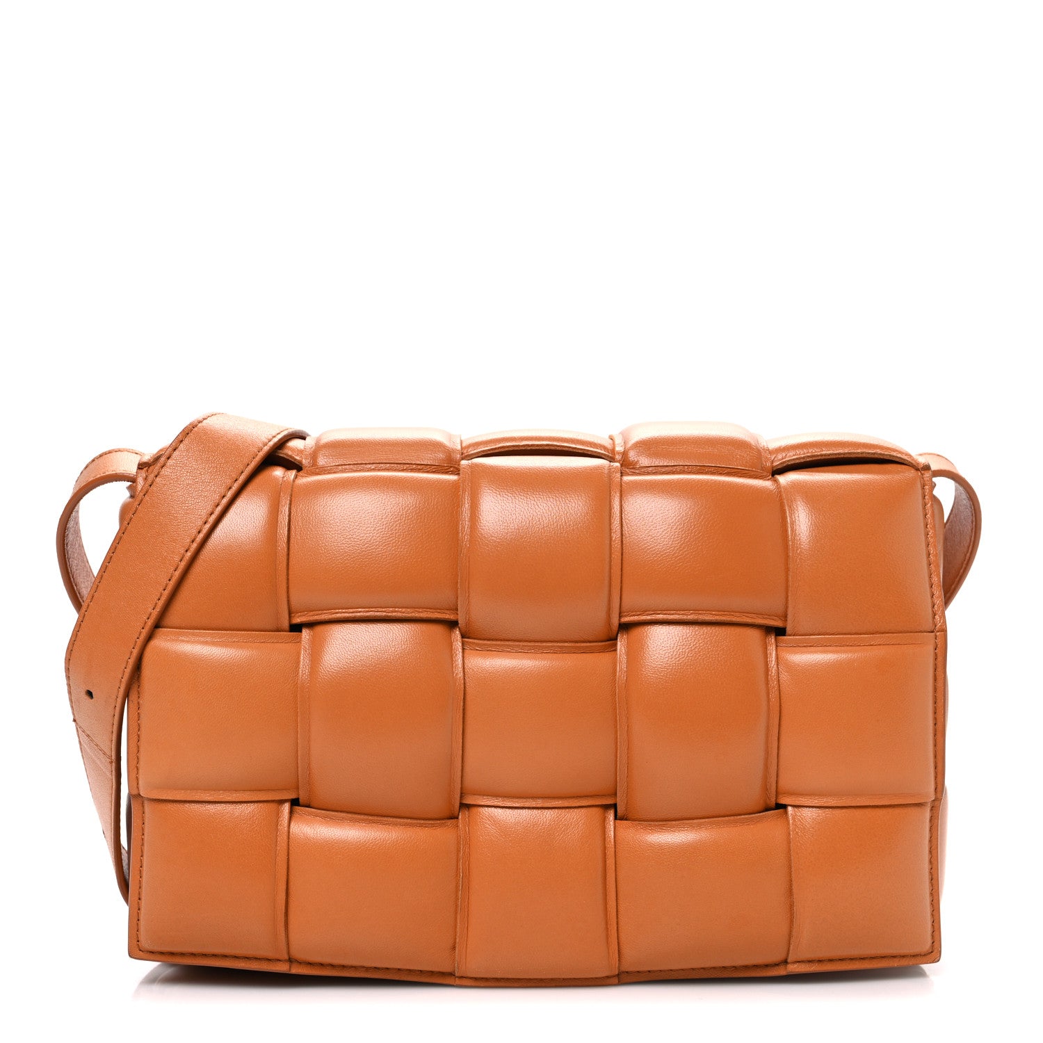 Bottega Veneta Nappa Maxi Intreccio Padded Cassette Crossbody Bag Clay 1 of 12