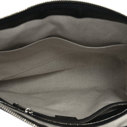 Gucci Calfskin GG Tennis Embossed Shoulder Bag Black 5 of 8