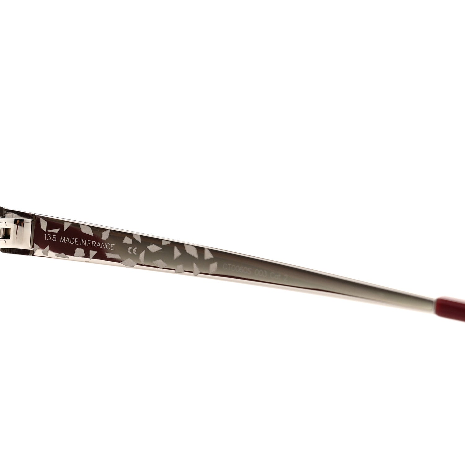 Cartier Panthere Wild De Cartier Sunglasses Burgundy 6 of 8