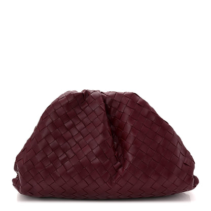 Bottega Veneta Nappa Maxi Intrecciato The Pouch Oversized Clutch Bordeaux 1 of 10