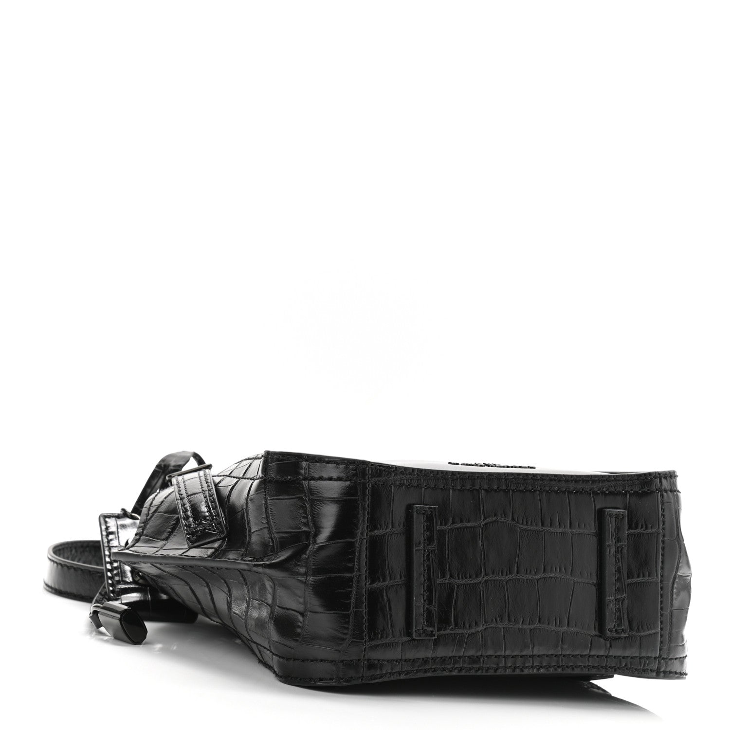 Marc Jacobs Calfskin Crocodile Embossed The Director Tote Black 4 of 10