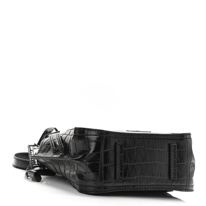 Marc Jacobs Calfskin Crocodile Embossed The Director Tote Black 4 of 10