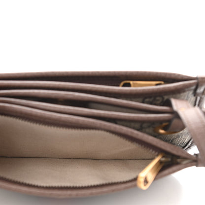 Gucci GG Supreme Monogram Web Ophidia Crossbody Beige New Acero 7 of 12