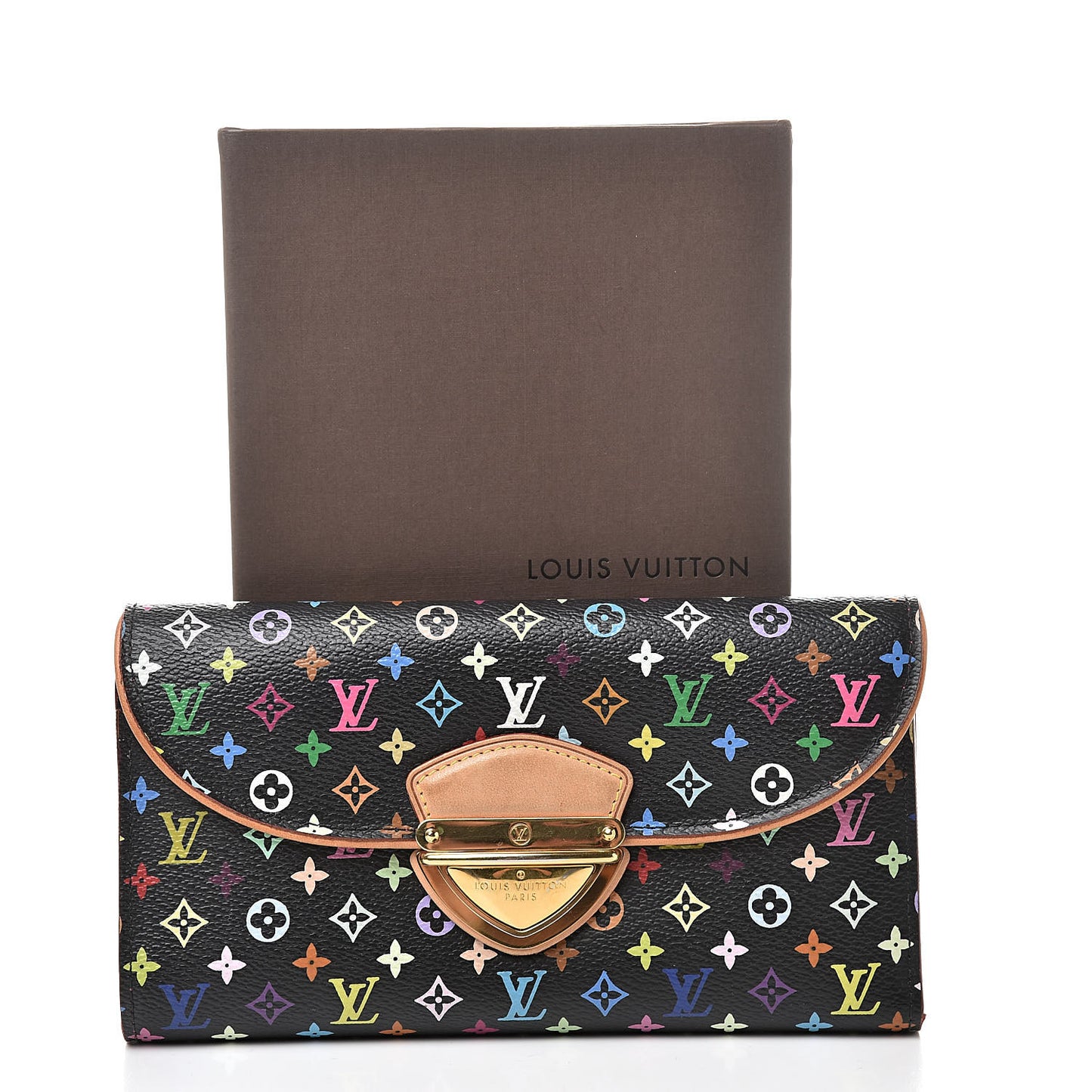 Monogram Multicolor Eugenie Wallet Black Grenade