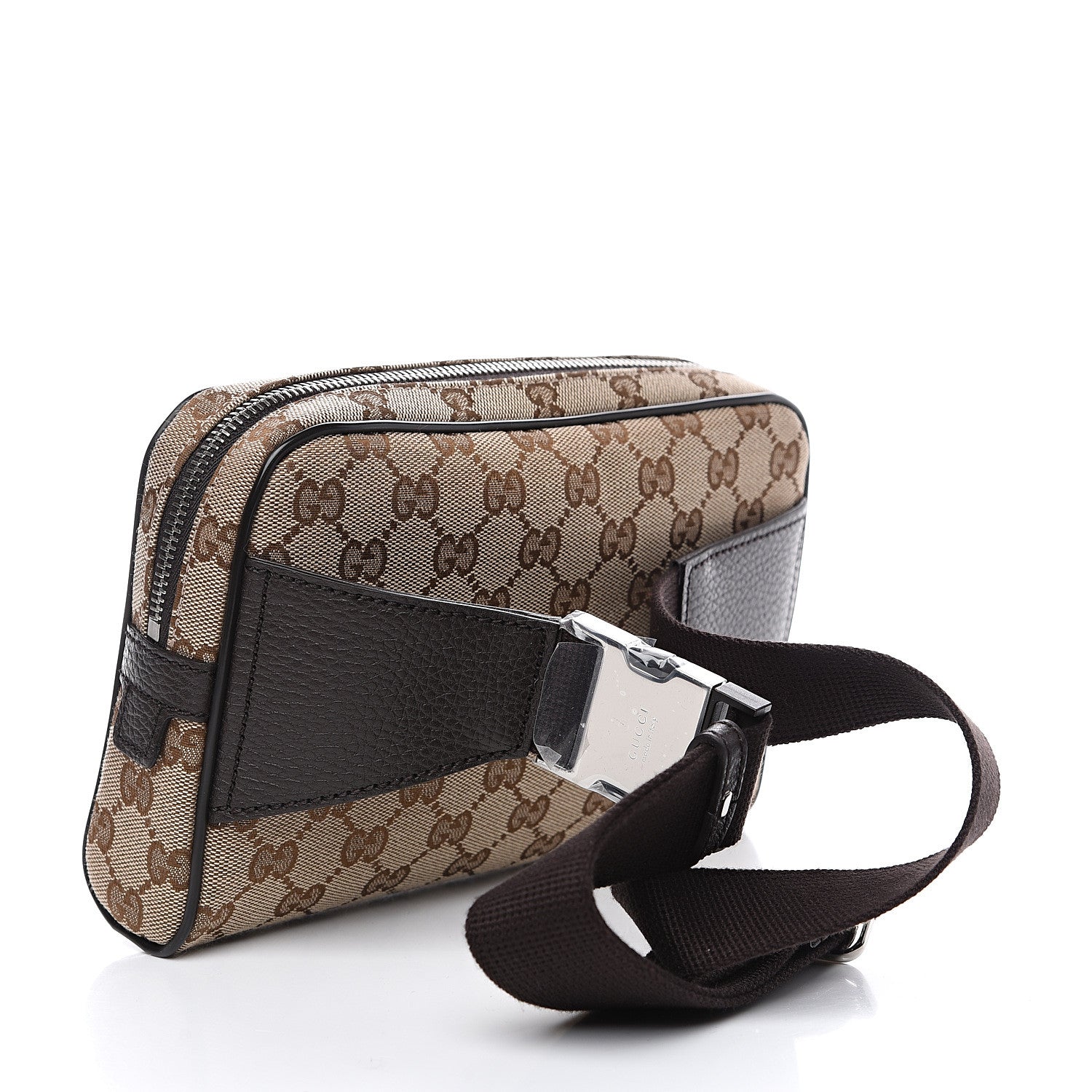 Gucci Monogram Belt Bag Dark Brown 2 of 9