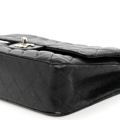 Chanel Caviar Quilted Medium Double Flap Black 9 of 13