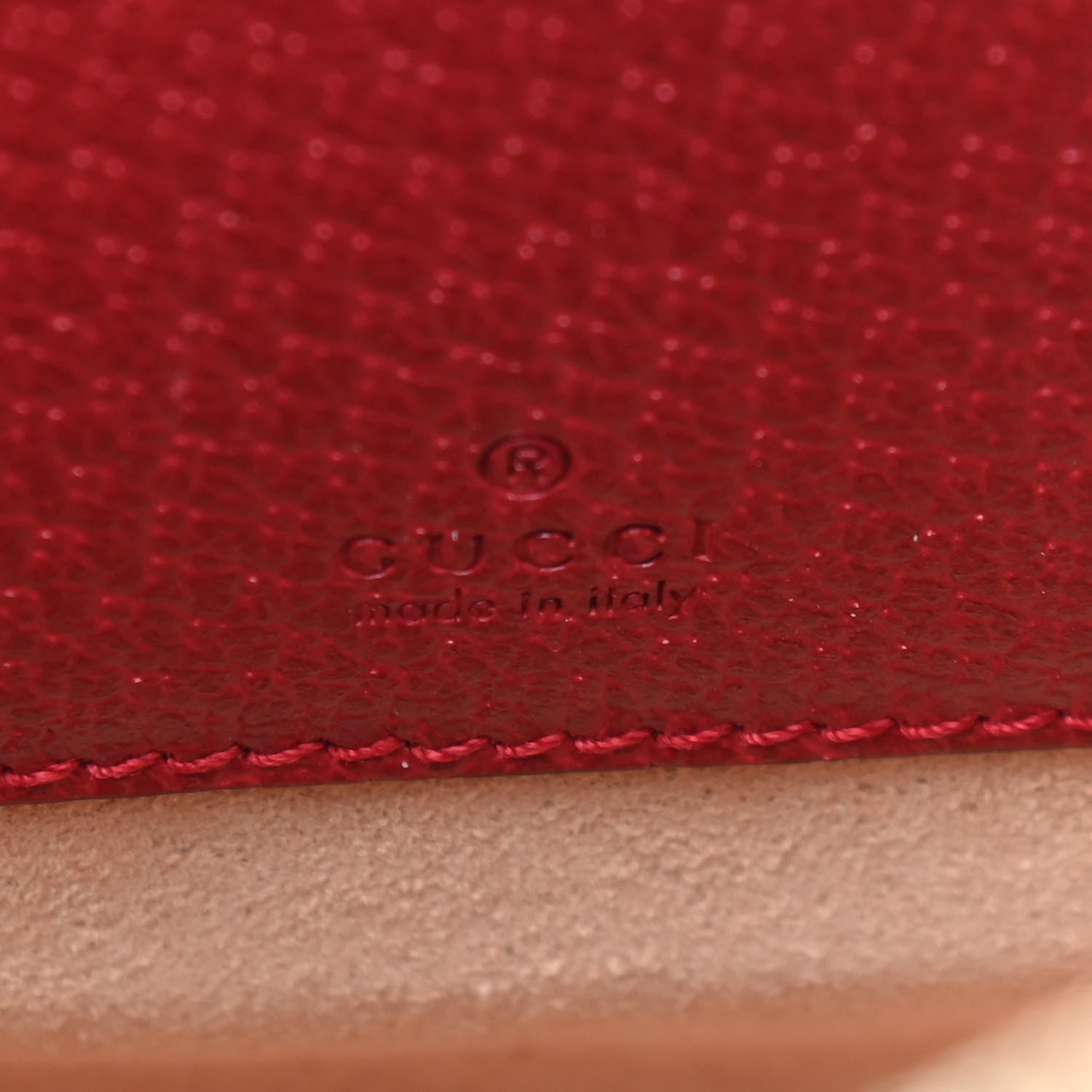 Gucci GG Supreme Monogram Web Flora Mini Ophidia Round Backpack Red 6 of 8