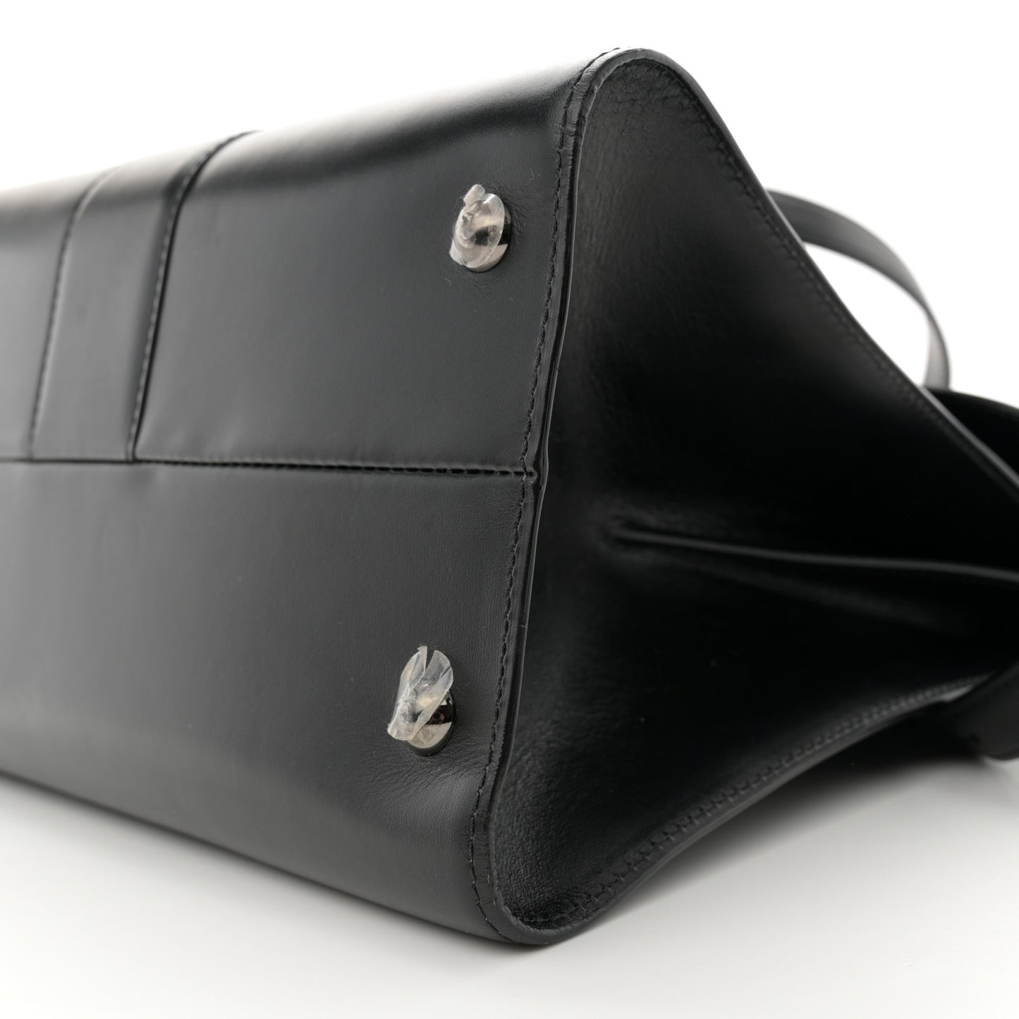 Calfskin MM L'Humour Brillant Satchel Black