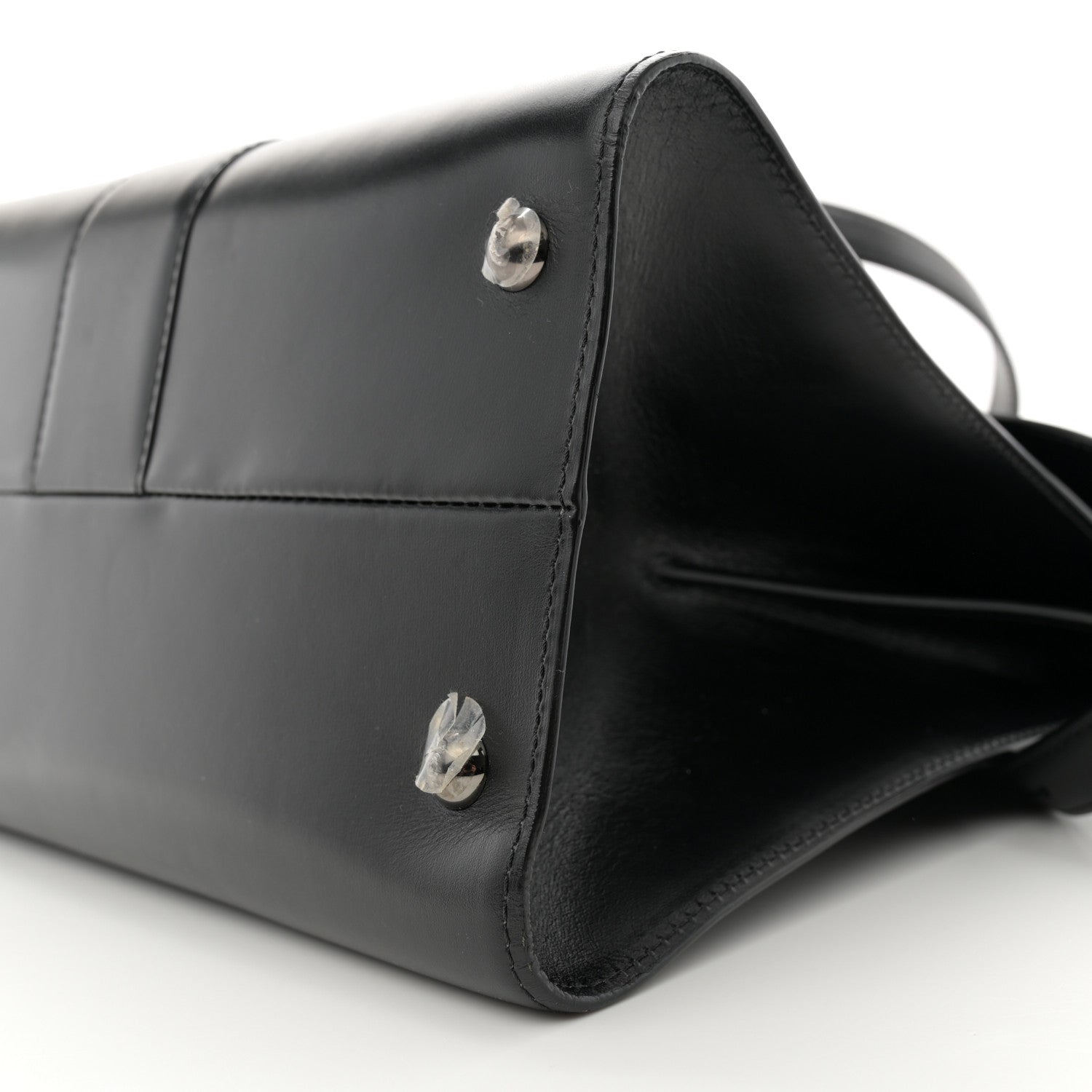 Delvaux Calfskin MM L'Humour Brillant Satchel Black 9 of 12