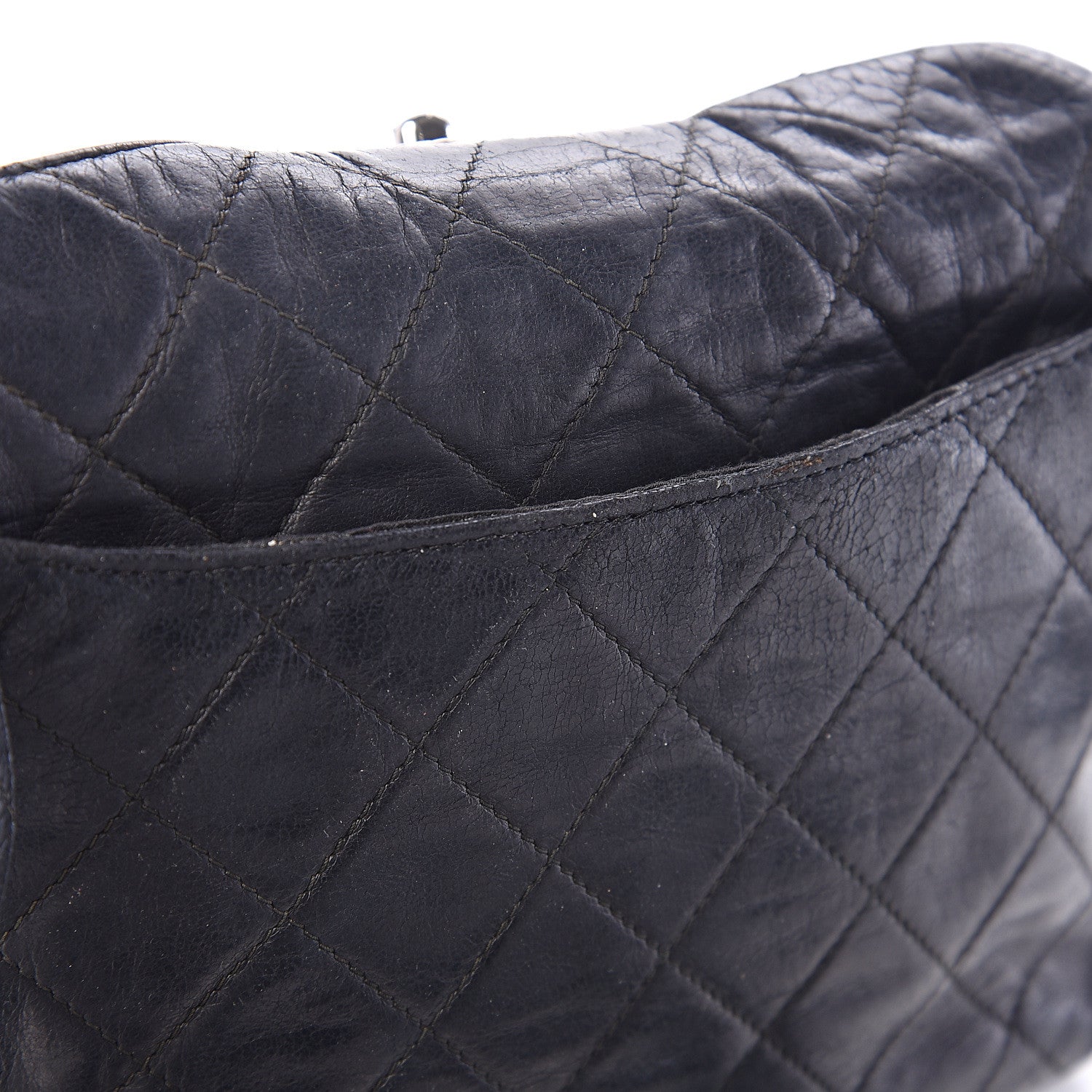 Chanel Lambskin Quilted Flap Shoulder Bag Black 9 of 10