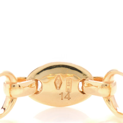 Gucci 18K Yellow Gold Horsebit Band Ring 54 7 4 of 4