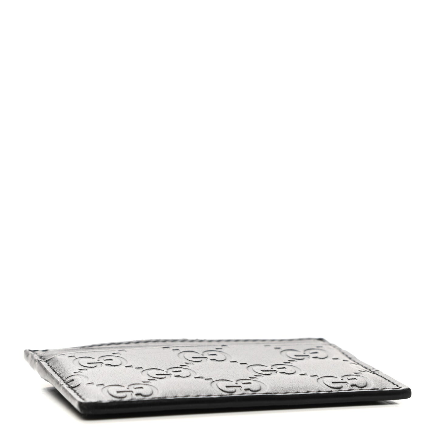 Guccissima Card Holder Black