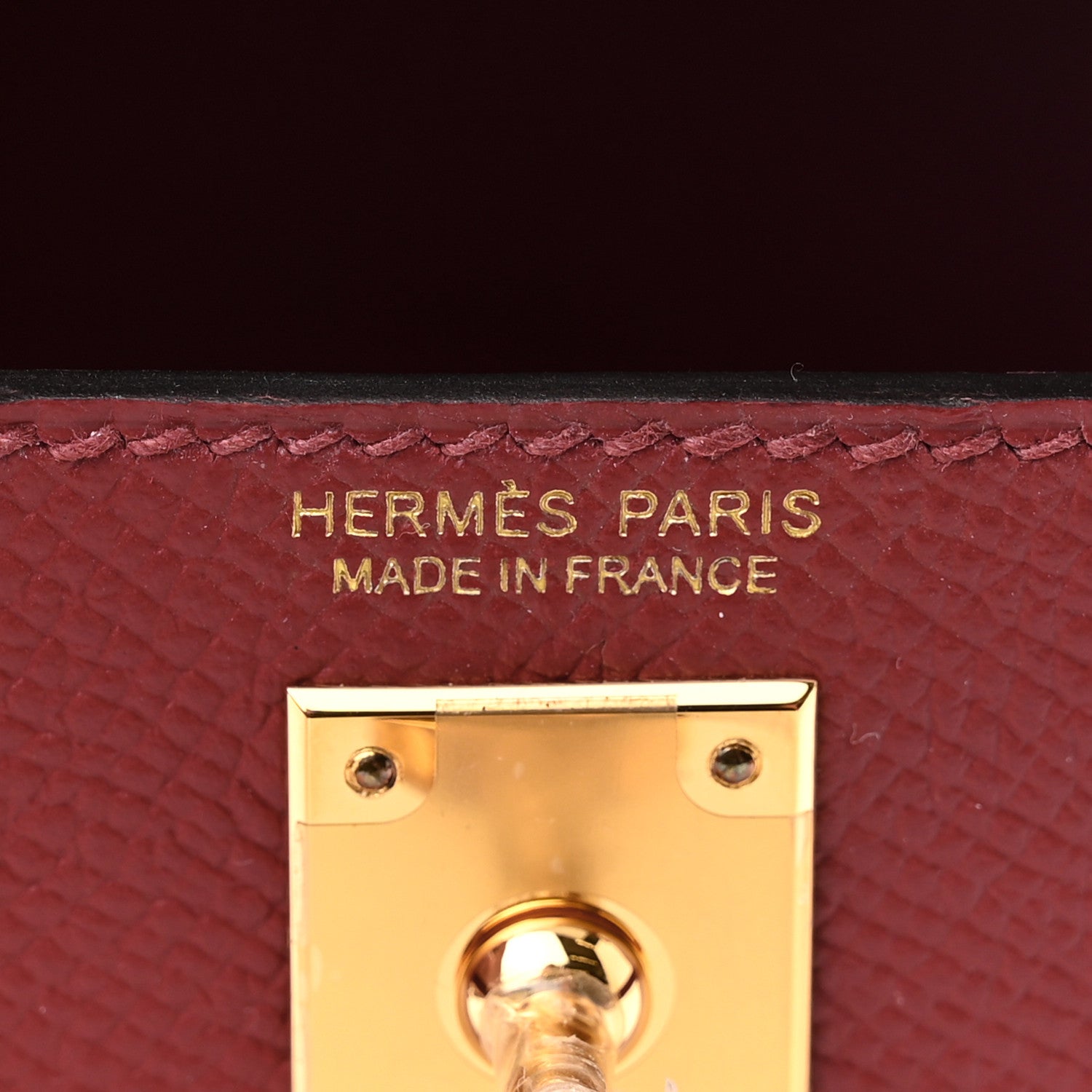 Hermes Epsom Mini Kelly Sellier 20 Rouge Grenat 6 of 10