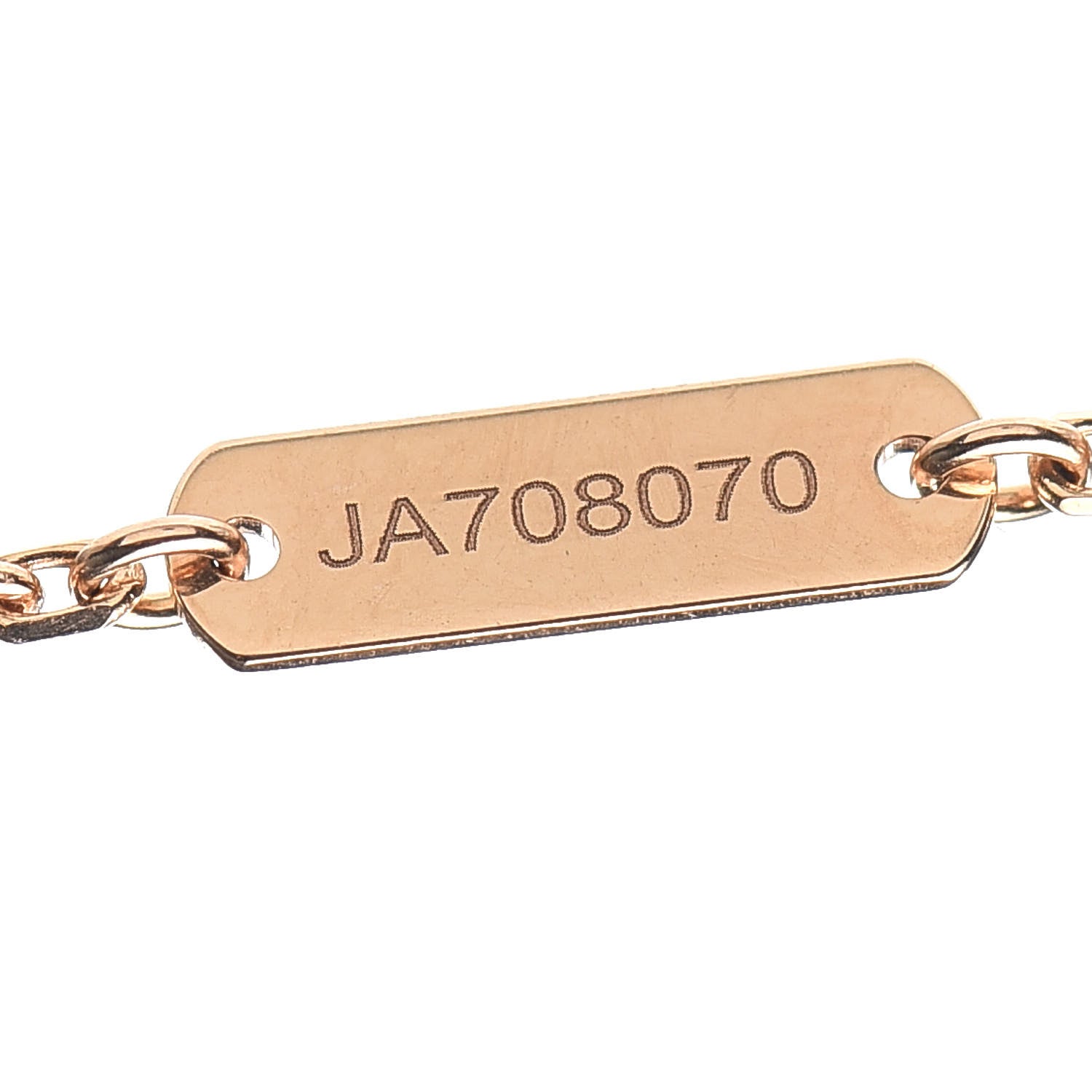 Van Cleef & Arpels 18K Rose Gold Vintage Alhambra Pendant Necklace 5 of 8