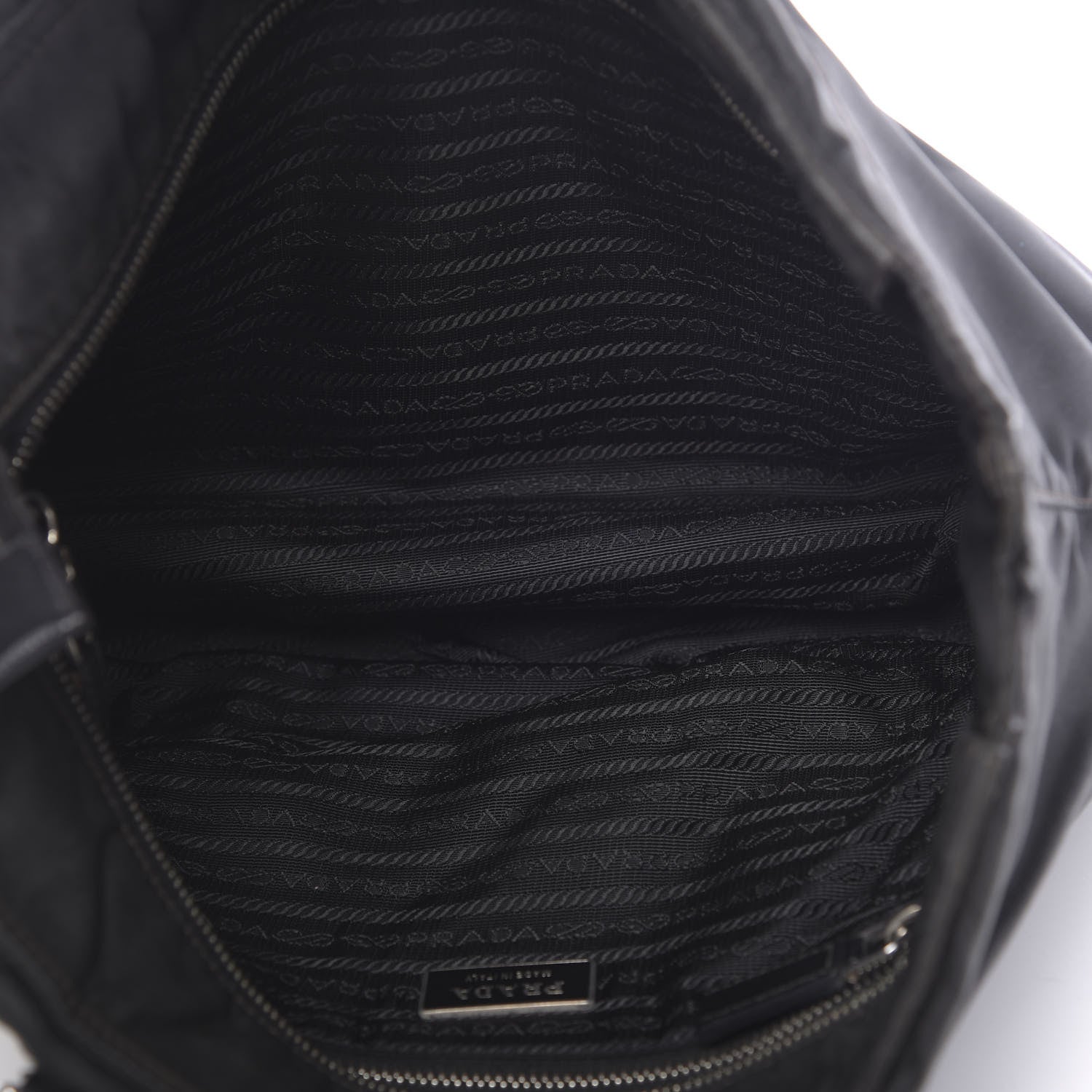 Prada Saffiano Tessuto Nylon Tote Black 5 of 22