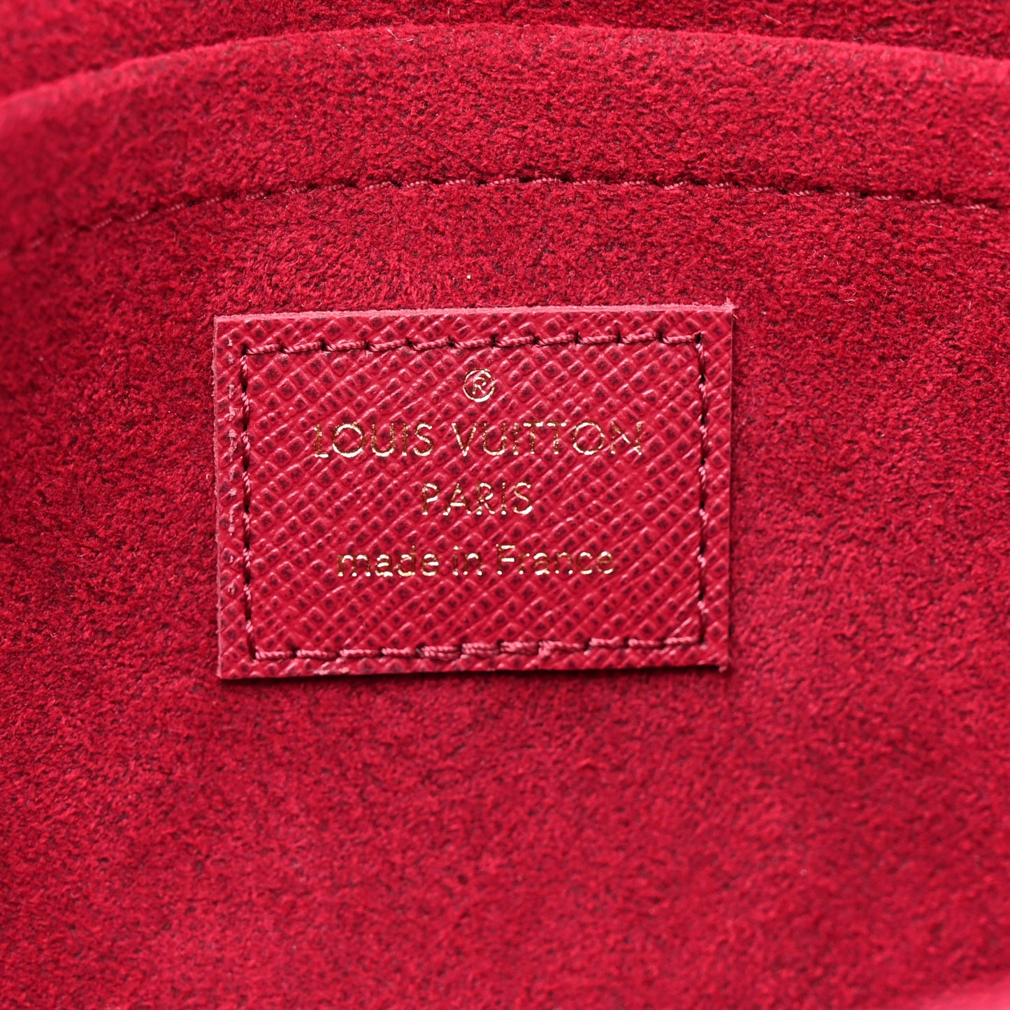 Monogram Pochette Felicie Chain Wallet Fuchsia