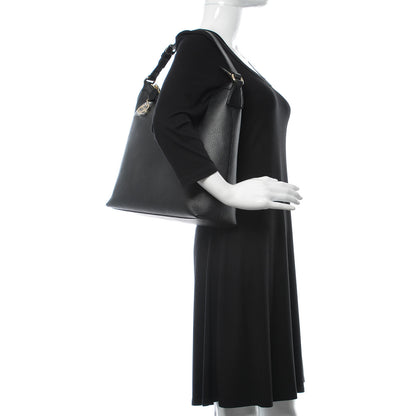 Gucci Dollar Calfskin GG Hobo Black 2 of 9