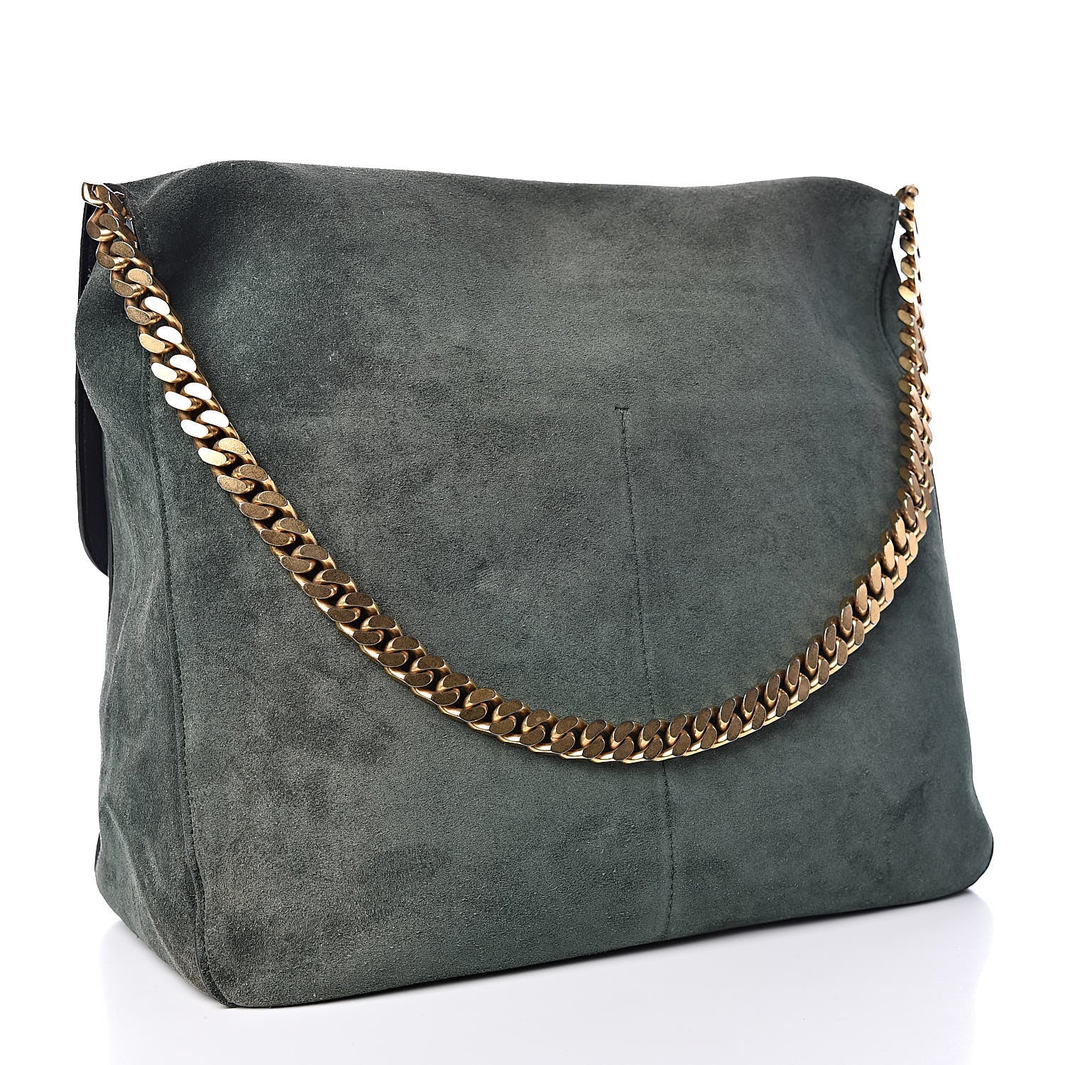 Celine Suede Medium Gourmette Emerald 3 of 13