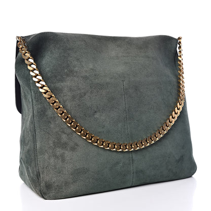 Celine Suede Medium Gourmette Emerald 3 of 13