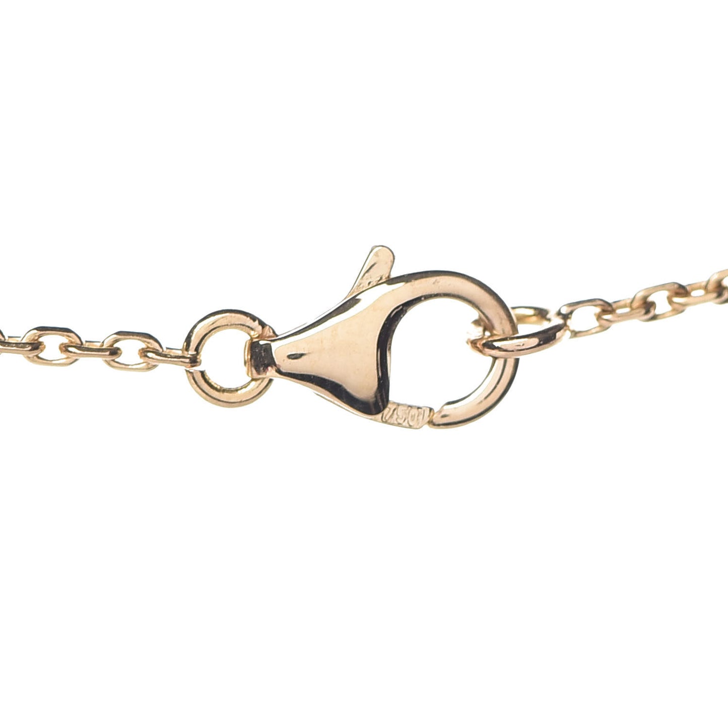 18K Yellow Gold Vintage Alhambra Pendant Necklace