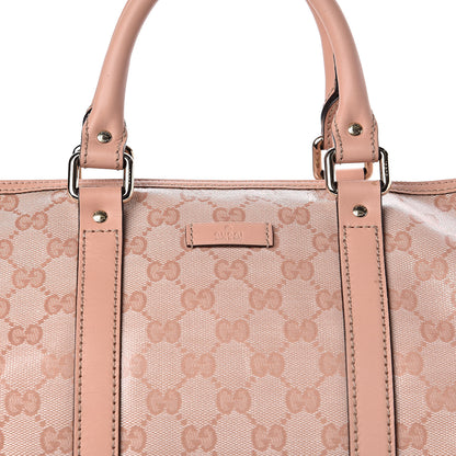 Gucci Crystal Monogram Joy Medium Boston Pink 10 of 10