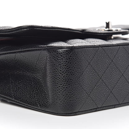 Chanel Caviar Quilted Medium Double Flap Black 8 of 10