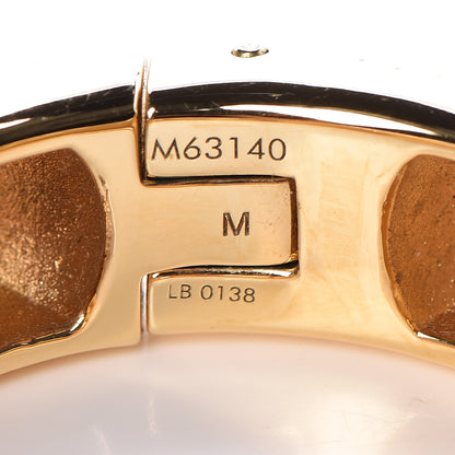 Louis Vuitton Brass Family Bangle Bracelet M Gold 5 of 8