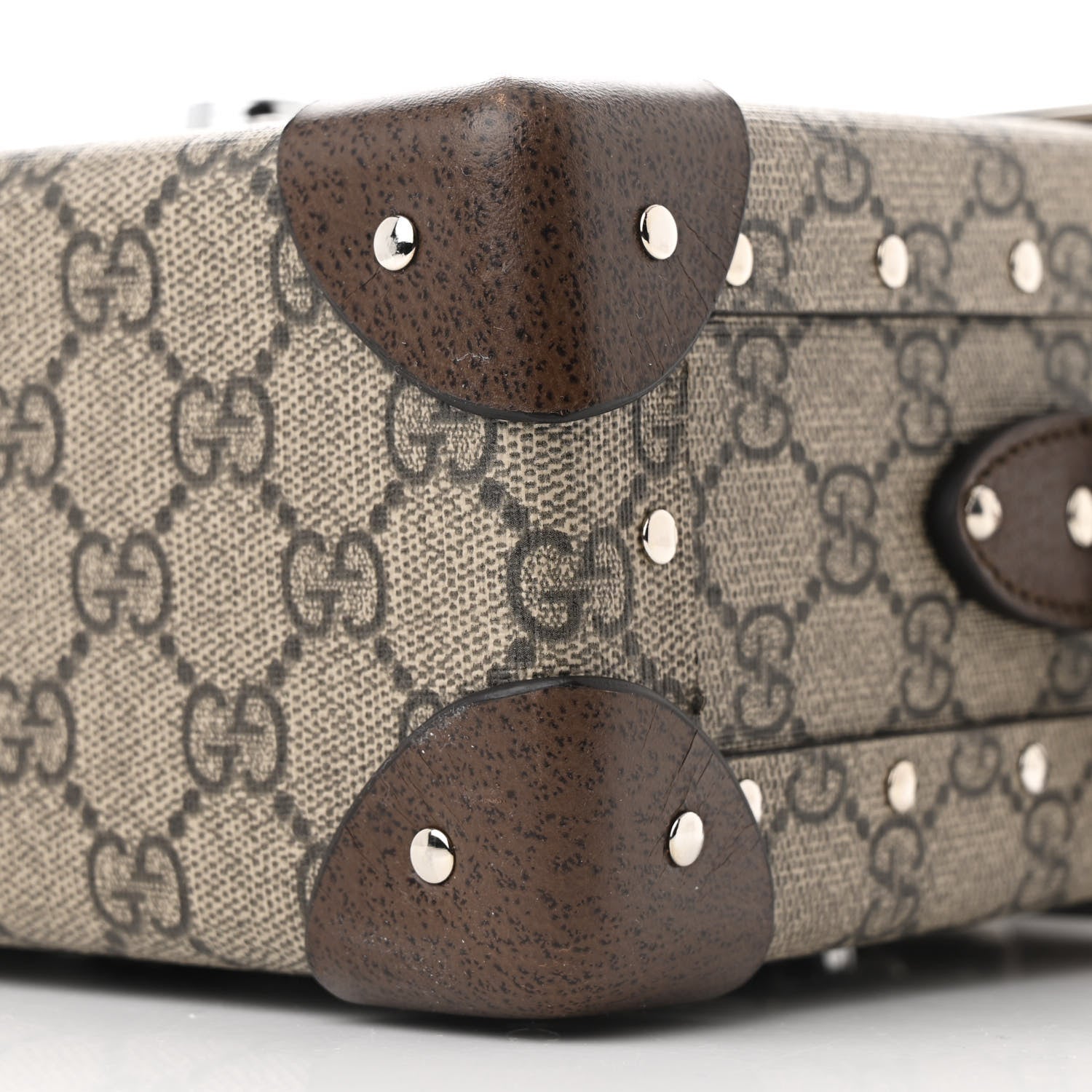 Gucci GG Supreme Monogram Globe-Trotter Beauty Case Brown 10 of 10
