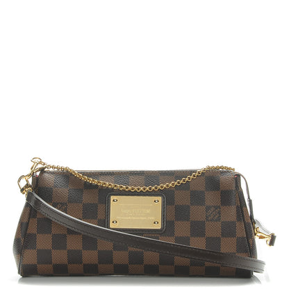 Louis Vuitton Damier Ebene Eva Clutch 1 of 6