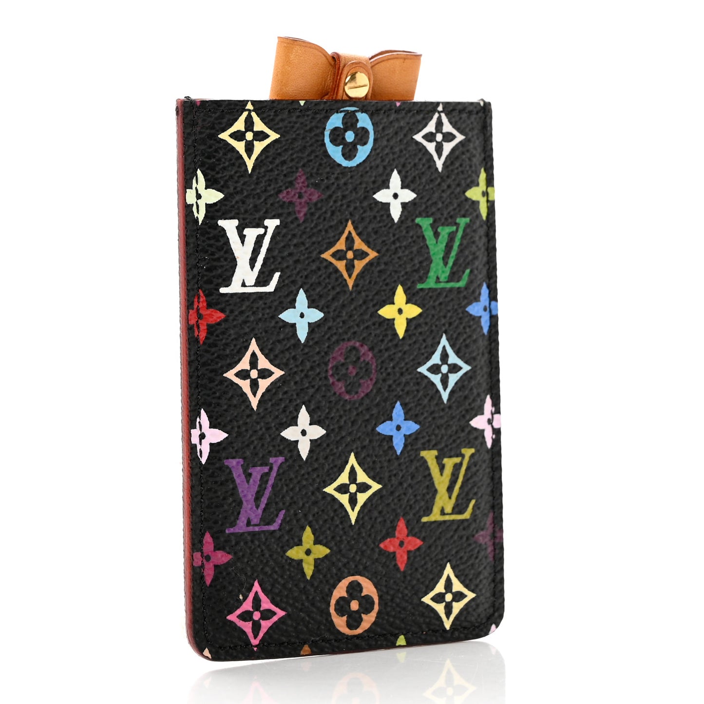 Monogram Multicolor Mirror and Case Pouch Black