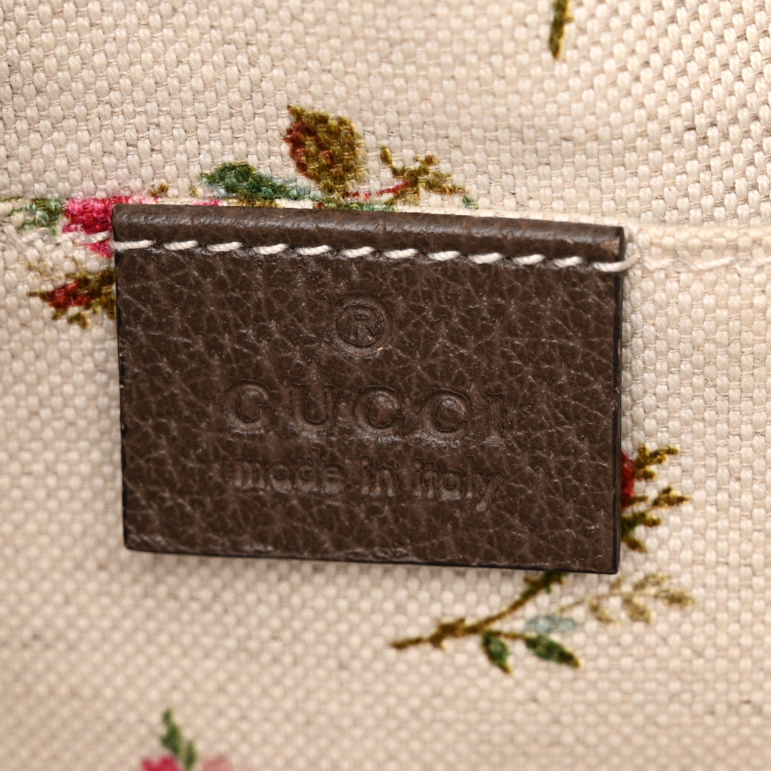 Gucci GG Supreme Monogram Web Neo Vintage Shoulder Bag Beige New Acero Crop 6 of 14