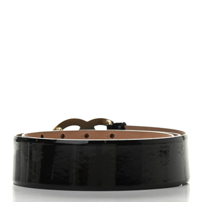 Chanel Patent Calfskin CC Wide Belt 90 36 Black 2 of 9
