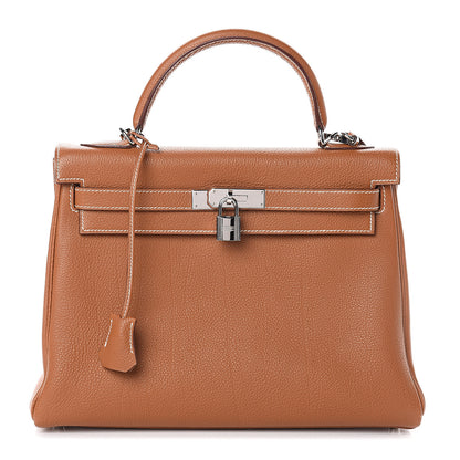 Hermes Togo Kelly Retourne 32 Gold 1 of 32