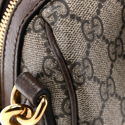 Gucci GG Supreme Monogram Web Small Ophidia Top Handle Bag Beige Ebony 12 of 14